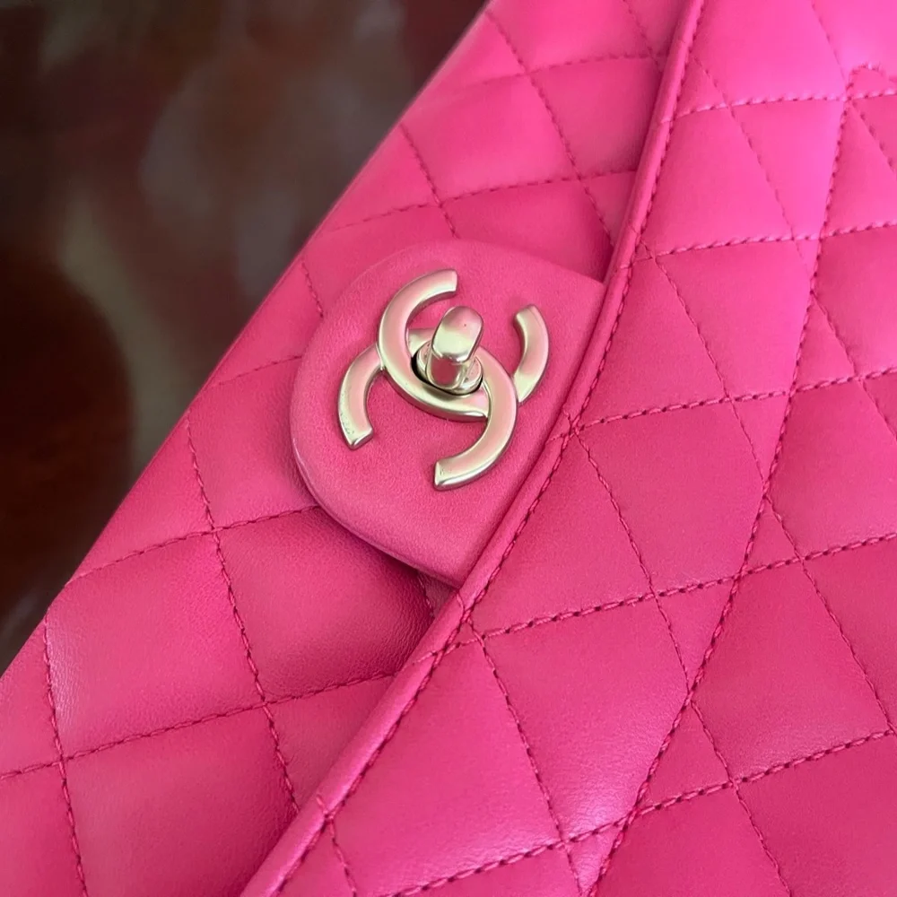 Chanel Pink Medium Chic Flap Bag